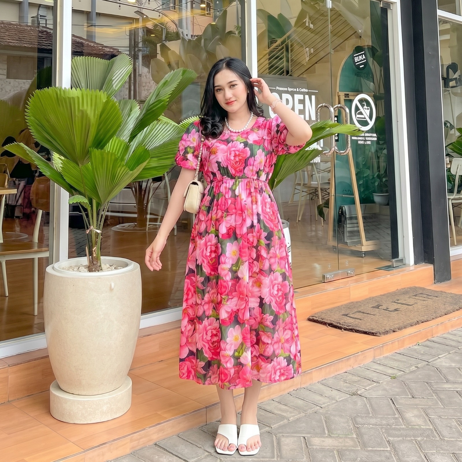 Daster Wanita Bunga Cantik - Foto produk 1
